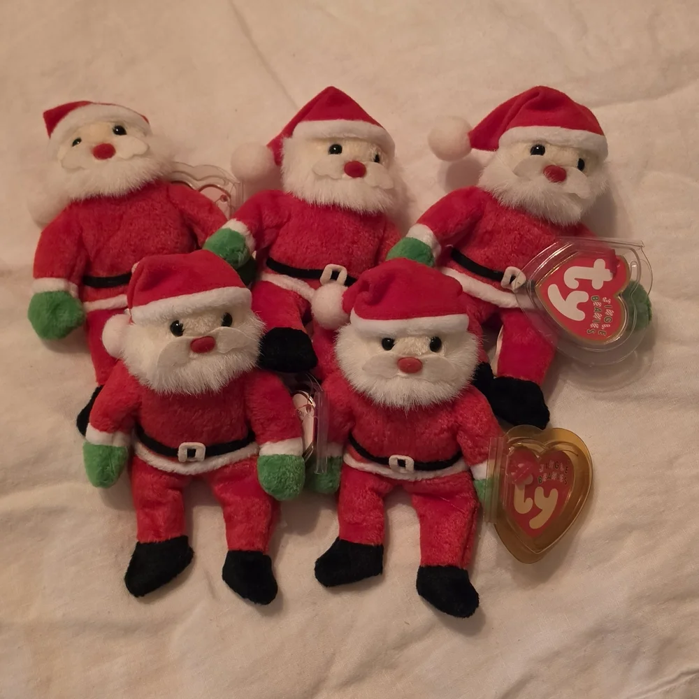 46 Ty Beanie Babies Chrismas Ornaments "The Jingle Beanies" Collection - Picture 3 of 9